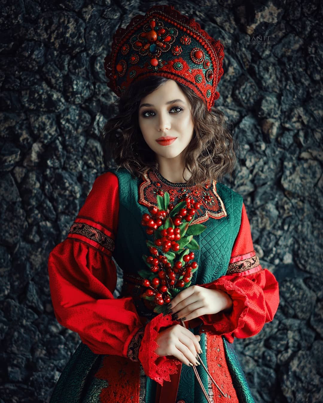 Nude girl Women in Slavic costumes in Voronezh